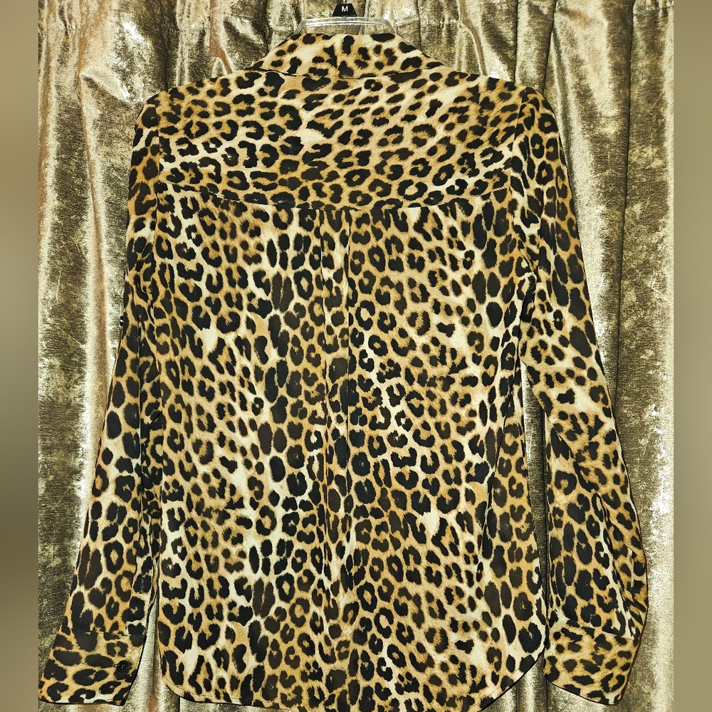 Express Portofino - Leopard Print Women's Top - Picture 7 of 8